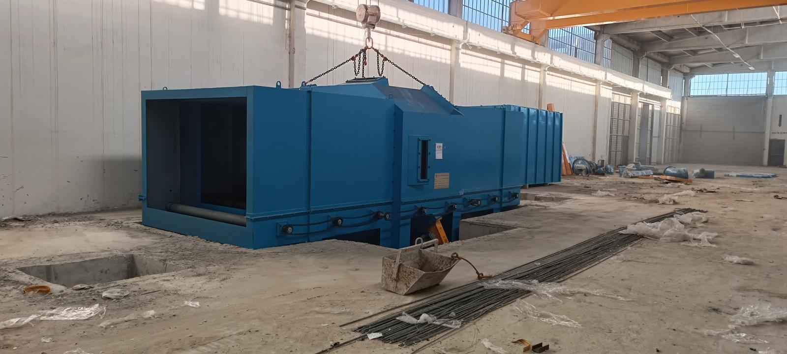 Tünel Tipi Kumlama Makinesi